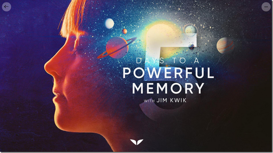 Jim Kwik - 5 Days To A Powerful Memory - MindValley