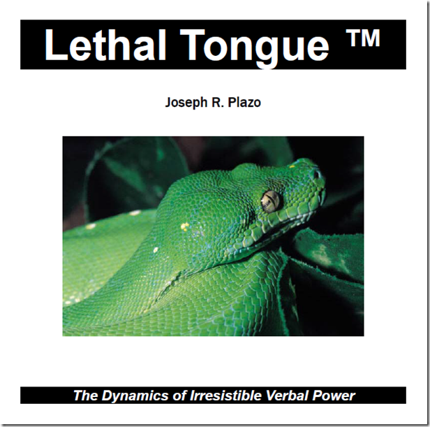 Joseph Plazo - Lethal Tongue