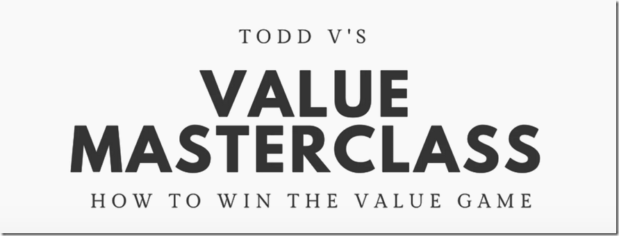 Todd V - Value Masterclass 2021