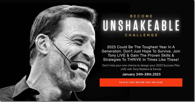 Tony Robbins - Become Unshakeable Challenge (2023)