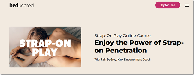 Beducated - Strap-On Play