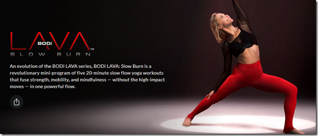 BeachBody - BODi LAVA Slow Burn