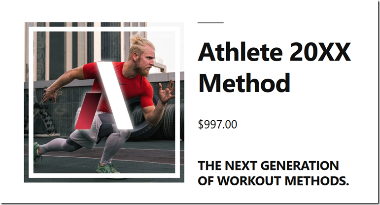 Vahva Fitness - Athlete 20XX Method
